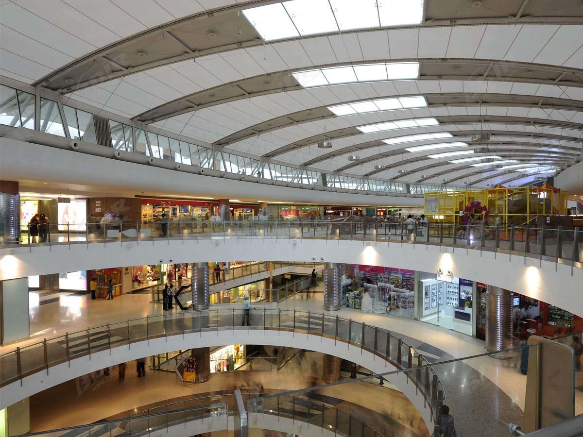Tensile Roofing for a Shopping Mall